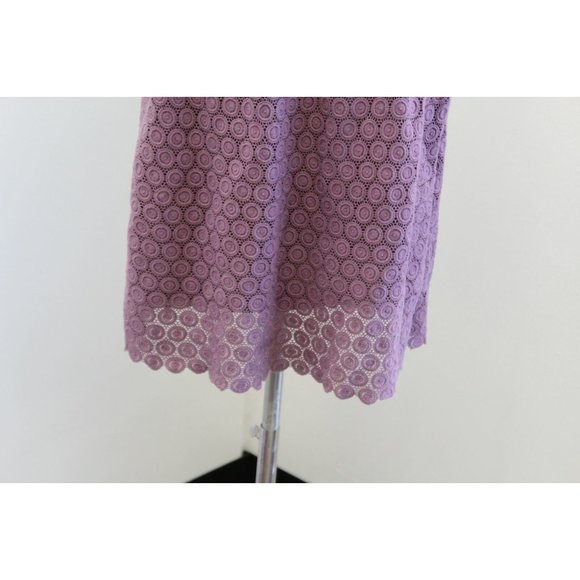 NWT Maeve 60s Mod Style Crochet Lace Overlay Dress - Picture 4 of 6